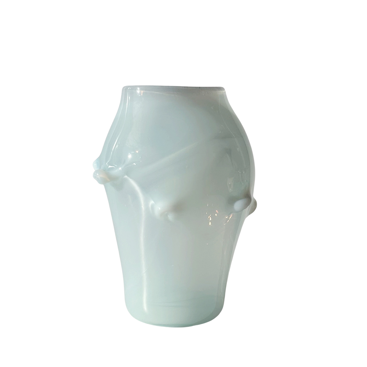 Vintage Lumpy Art Glass Vase