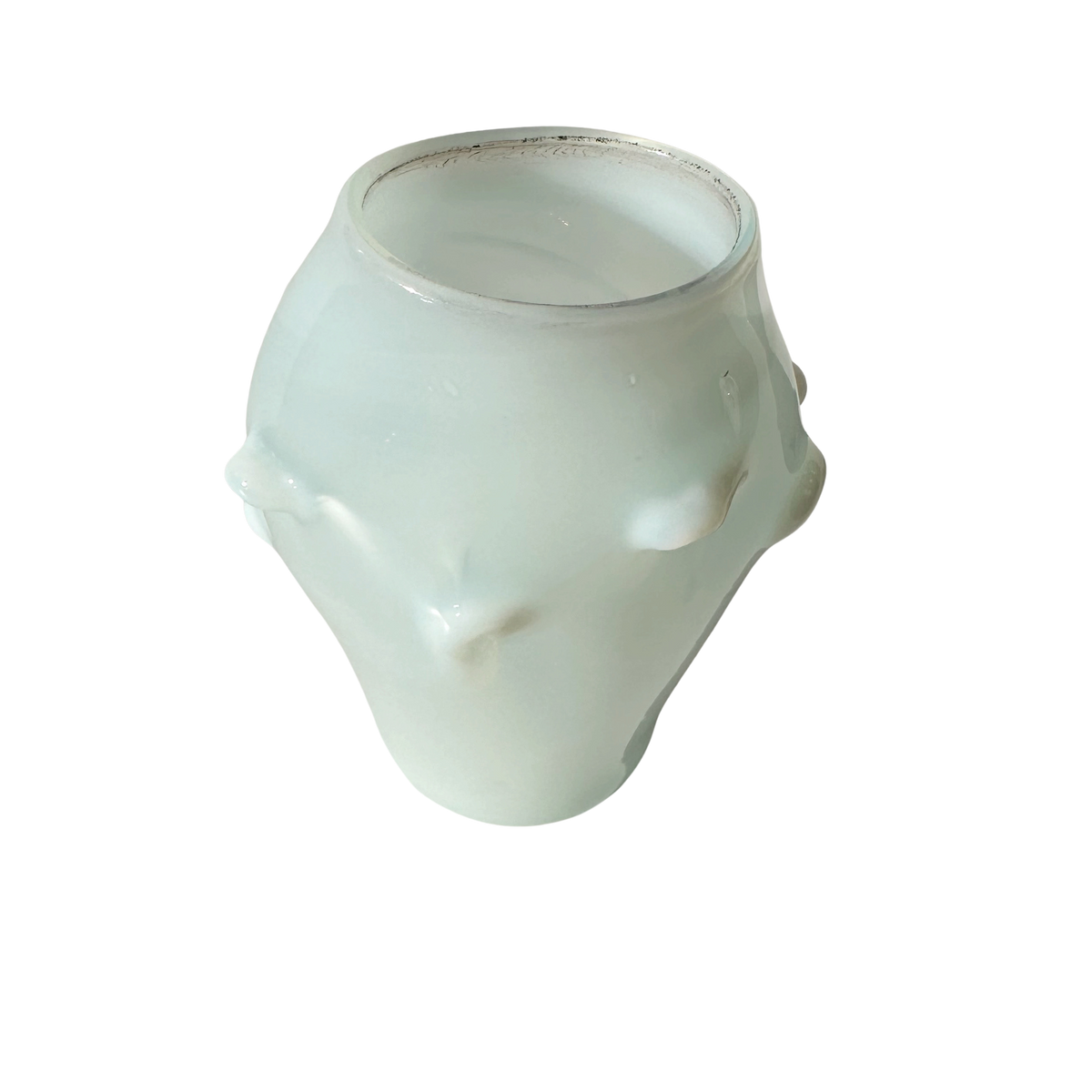 Vintage Lumpy Art Glass Vase