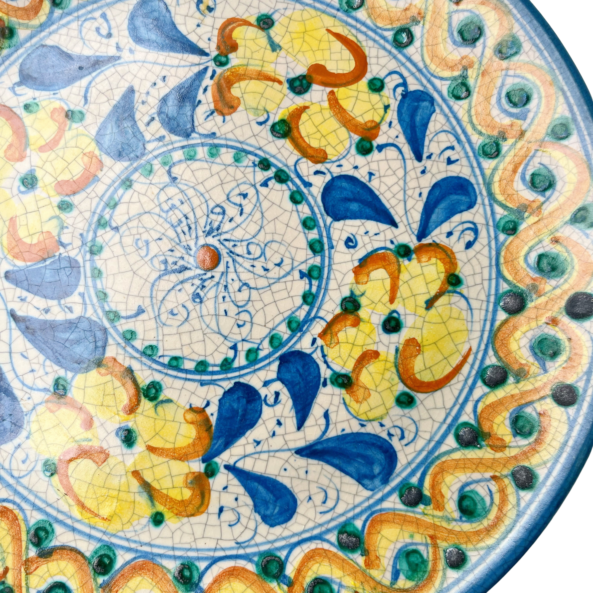 Vintage Sicilian Pottery Plate