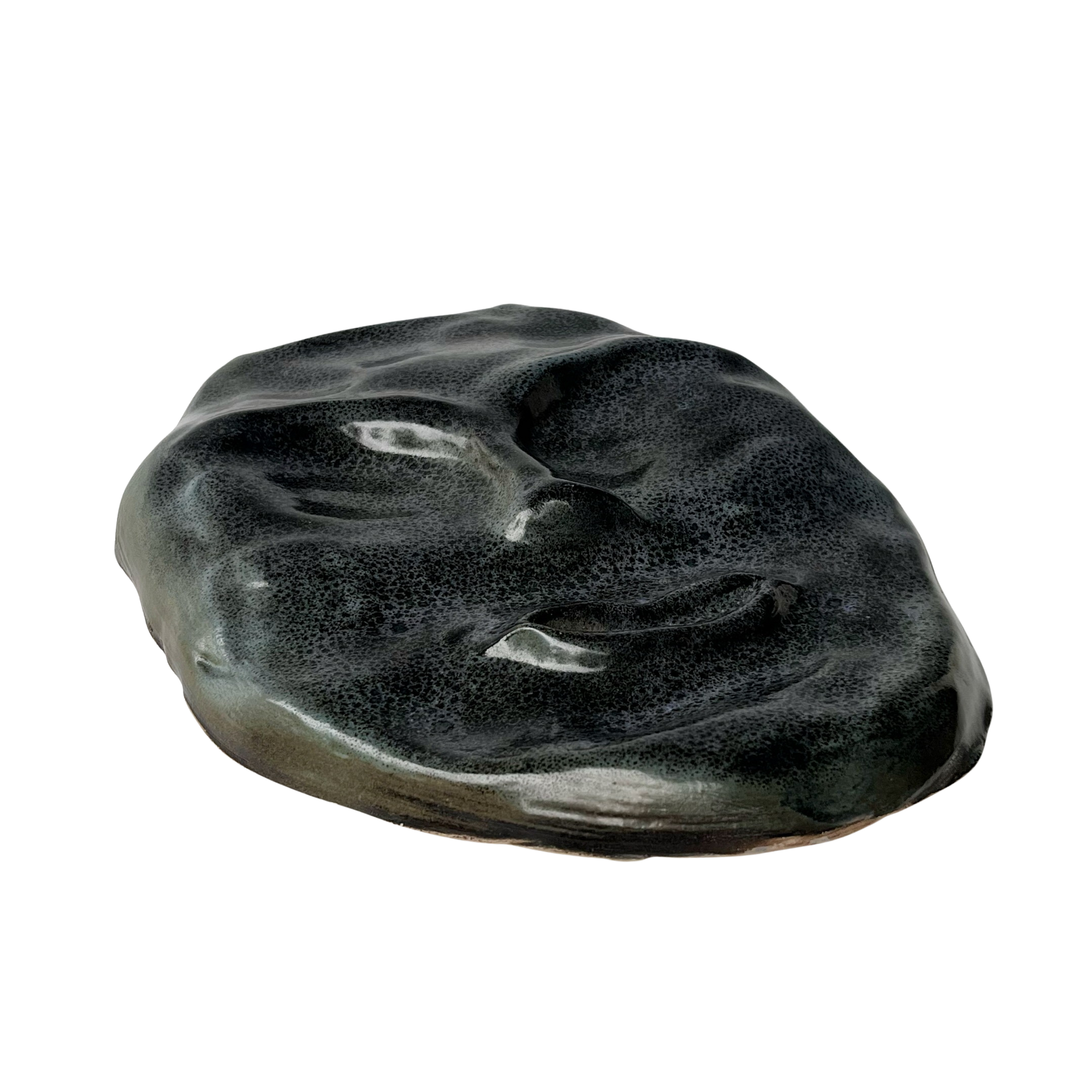 Hand Formed Ceramic Face Sculpture