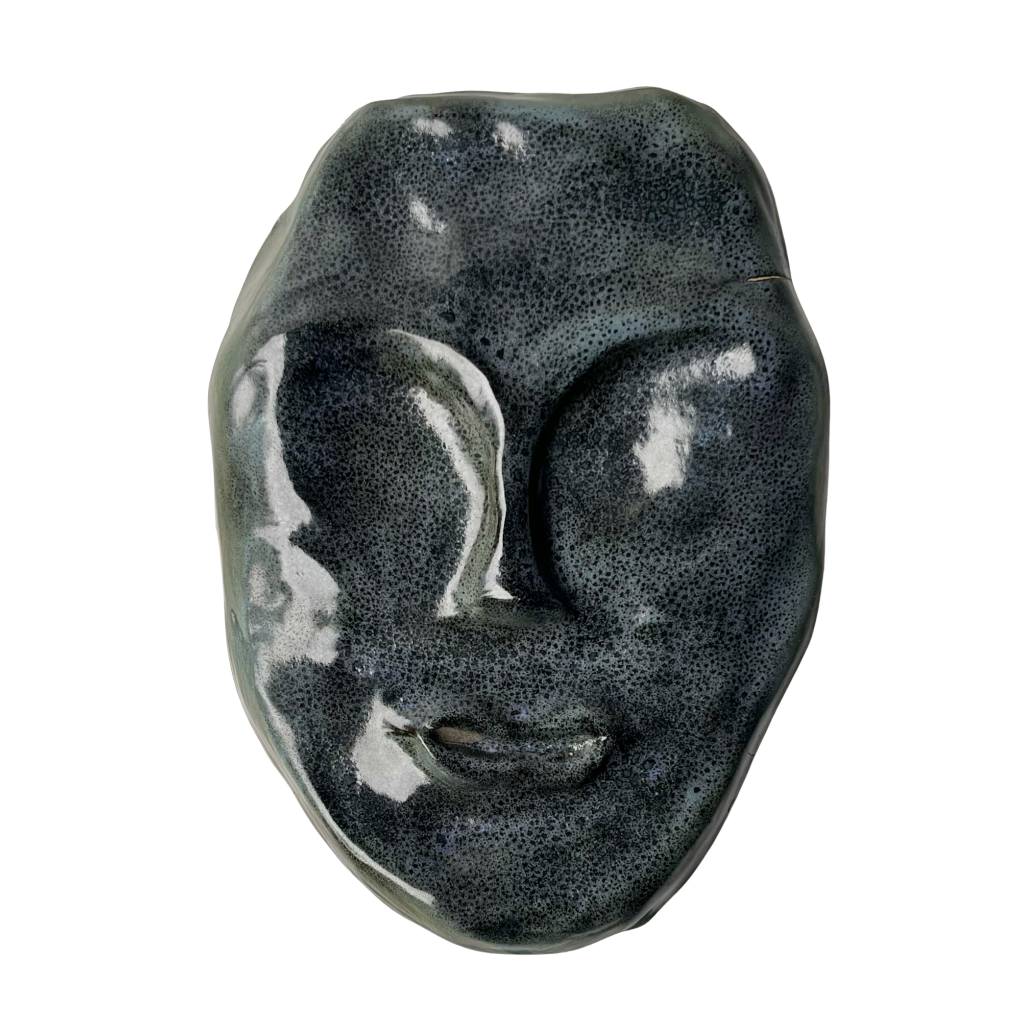 Hand Formed Ceramic Face Sculpture