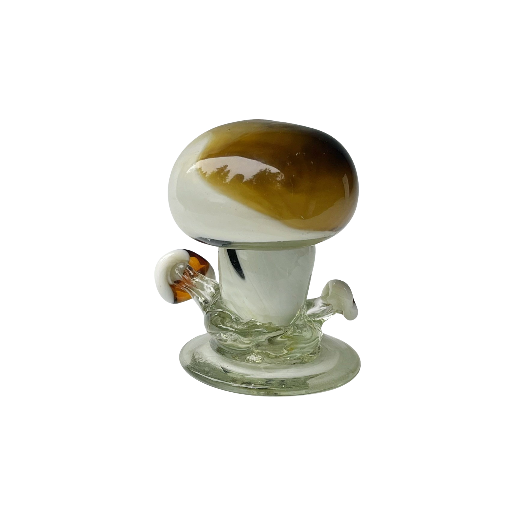 Handmade Art Glass Mushroom