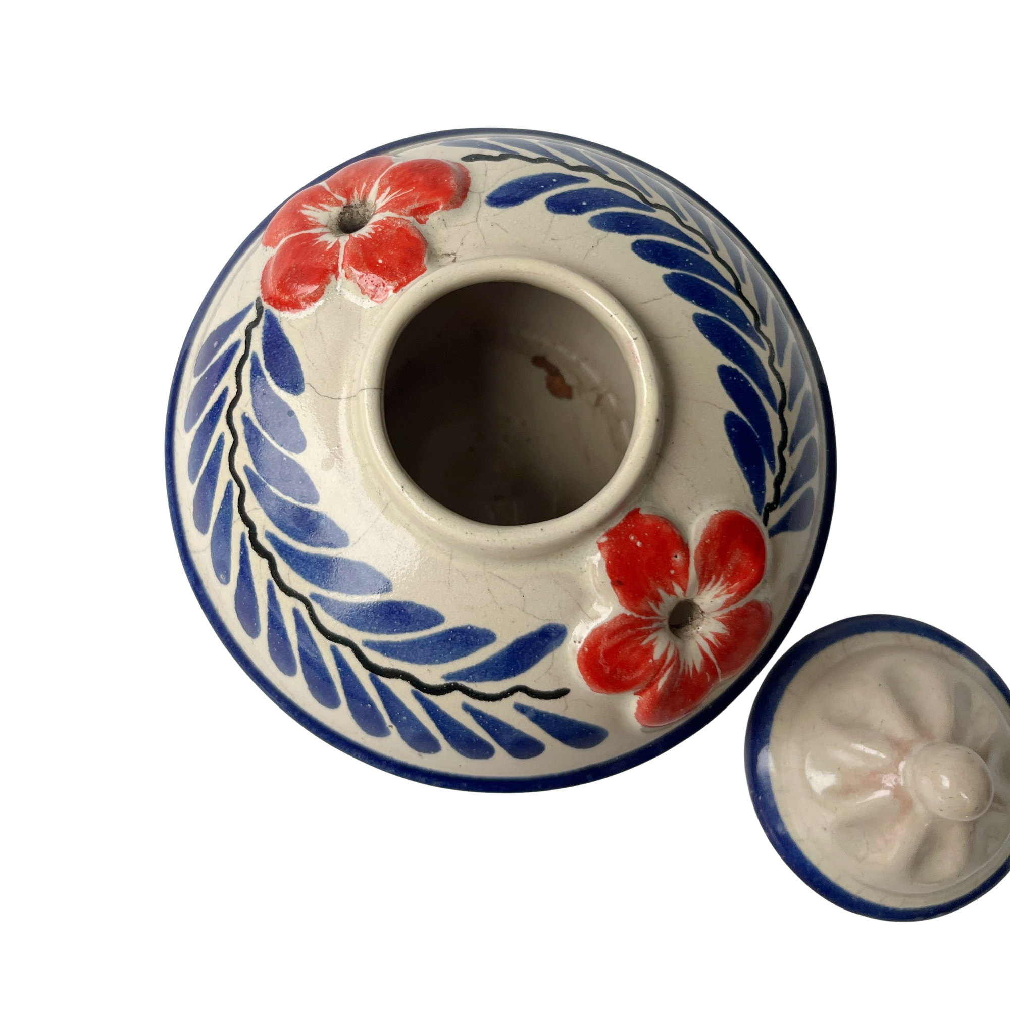 Vintage Lidded Pottery Dish