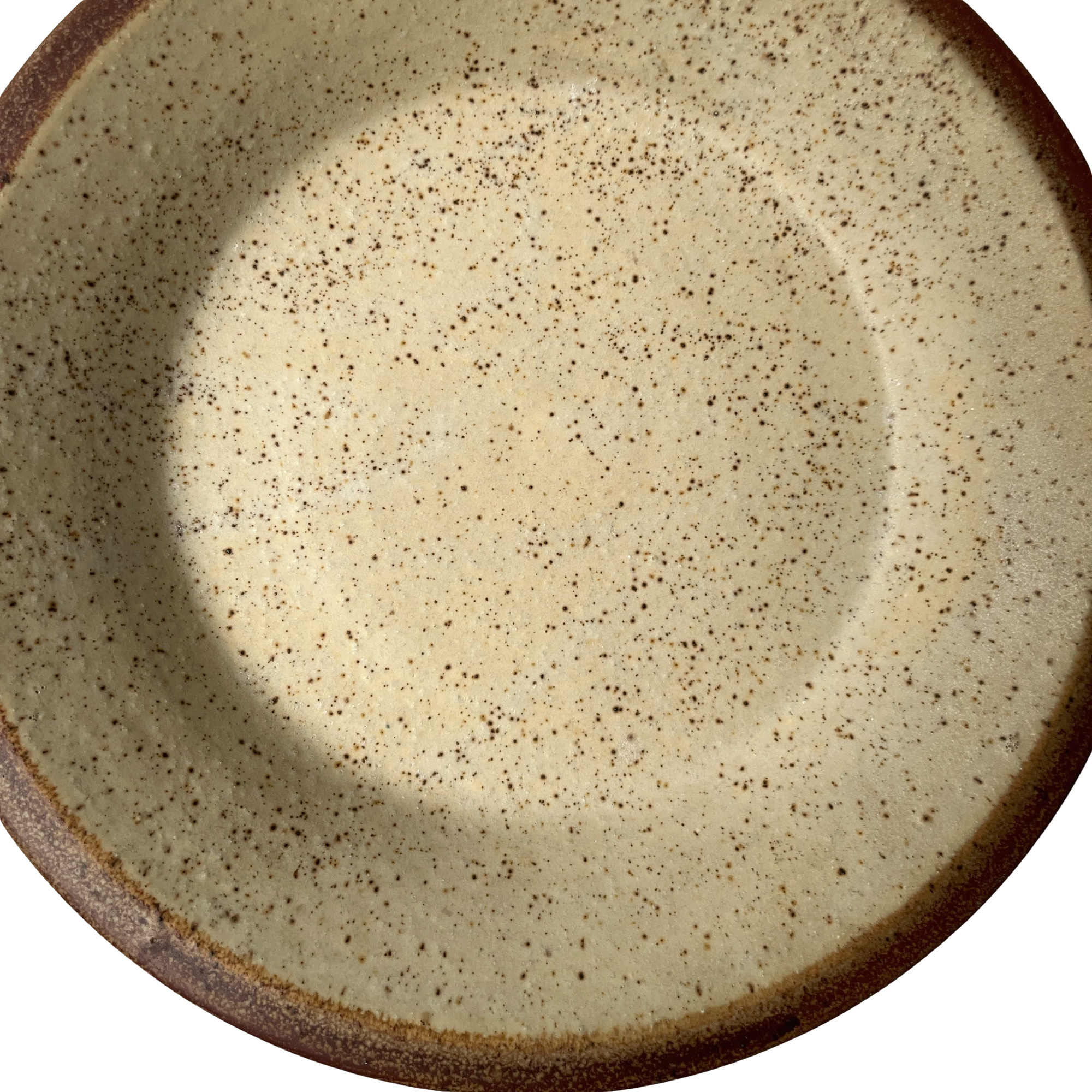 Vintage Handmade Stoneware Pie Dish