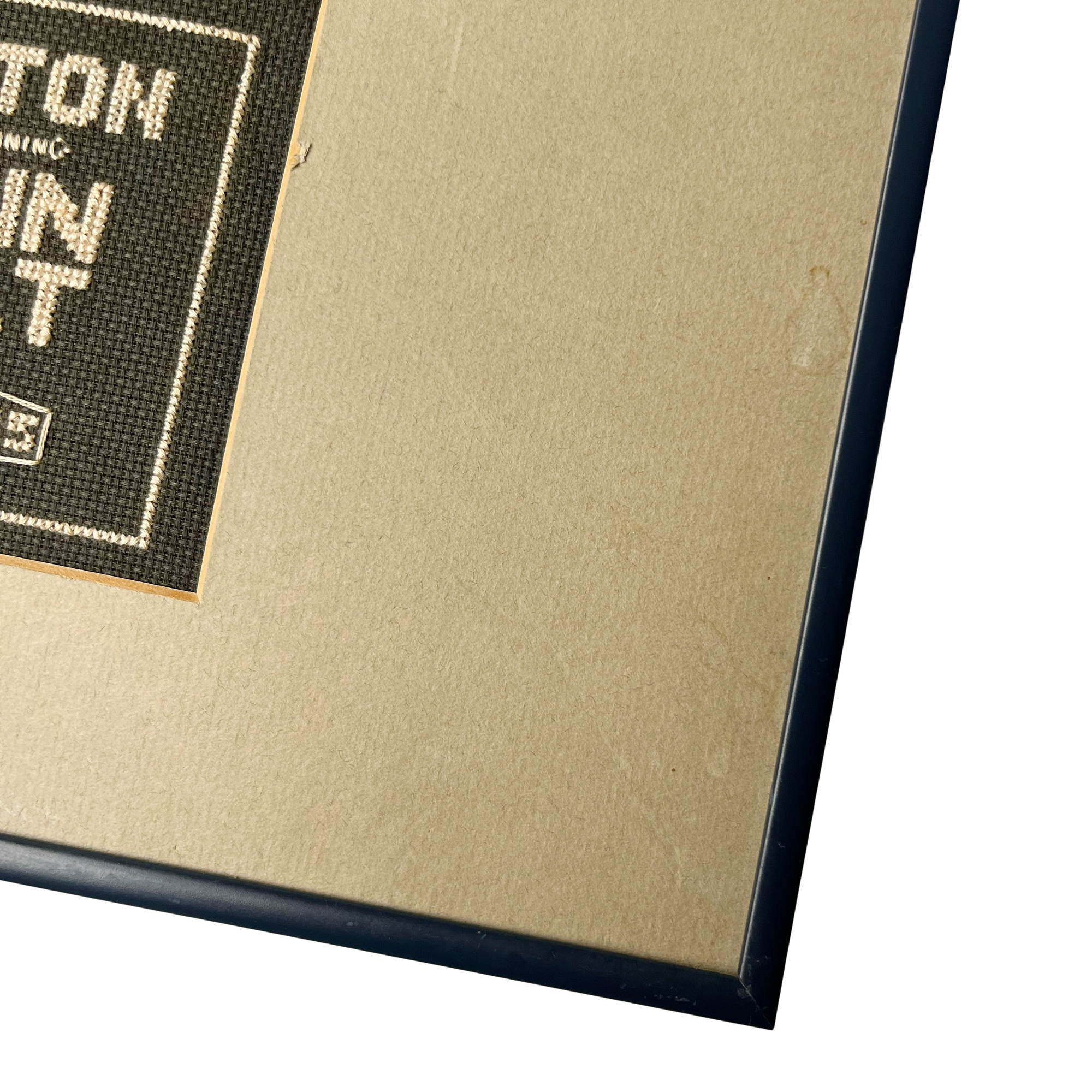 Vintage Morton Salt Needlepoint