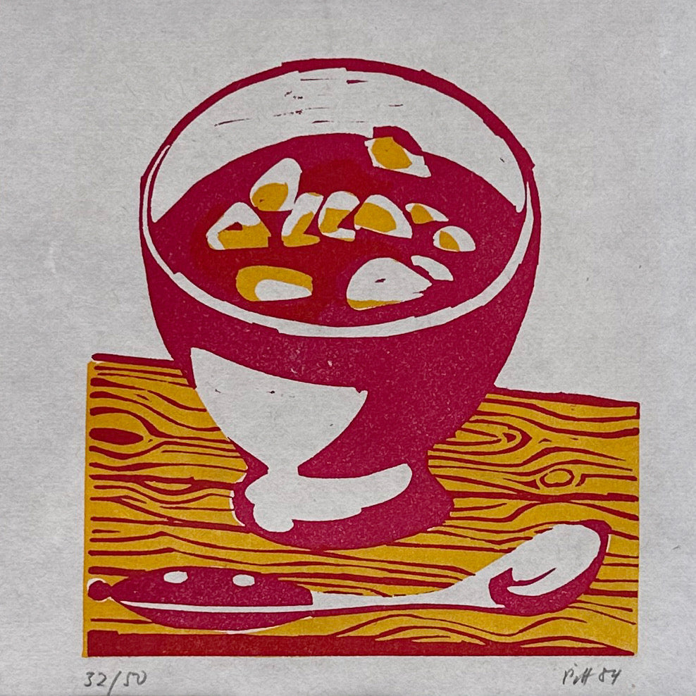 Vintage Print | Radish Soup